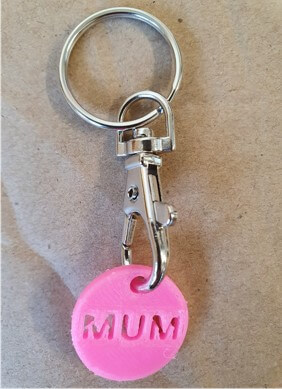 Mother's Day Trolley Key Rings